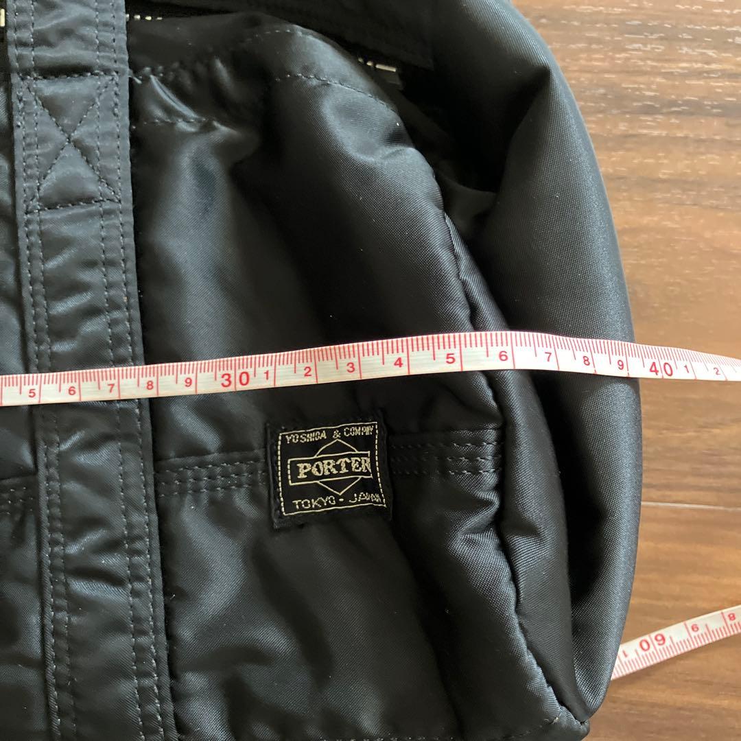 PORTER ブラックドラムバッグ