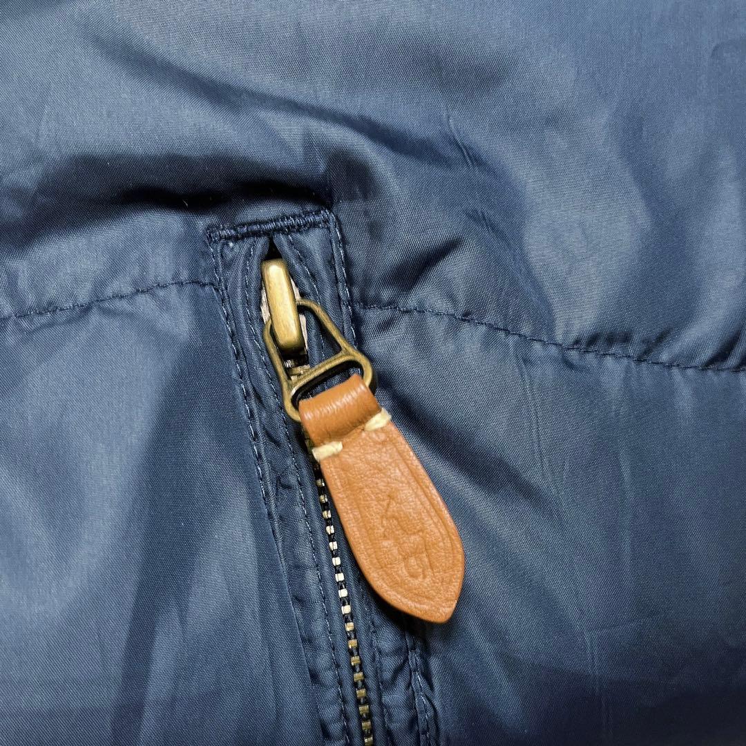 Polo Ralph Lauren ネイビー グリーン ダウン ベスト L