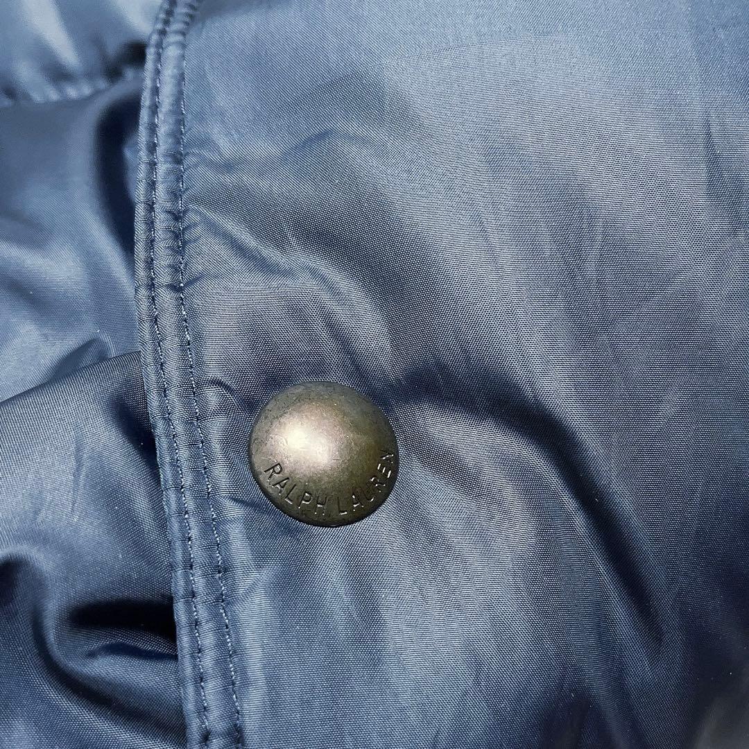 Polo Ralph Lauren ネイビー グリーン ダウン ベスト L
