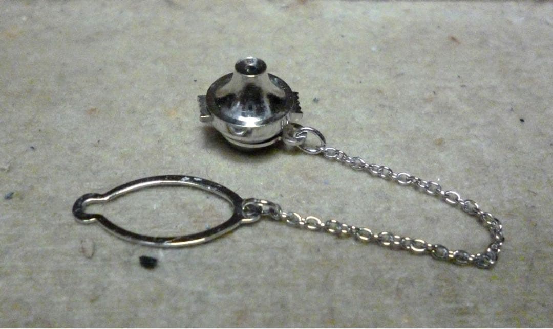 最終処分！！ブルーサファイア　タイタック　タイピン　0.87ct