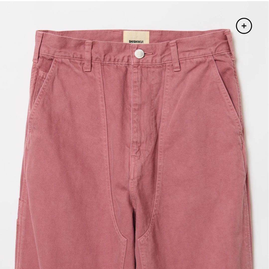 SHISHIKUI Painter pants / D.PINK 34サイズ