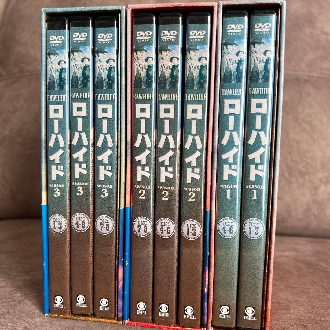 ローハイド RAWHIDE DVD-BOX シーズン1-3 DVD全22枚