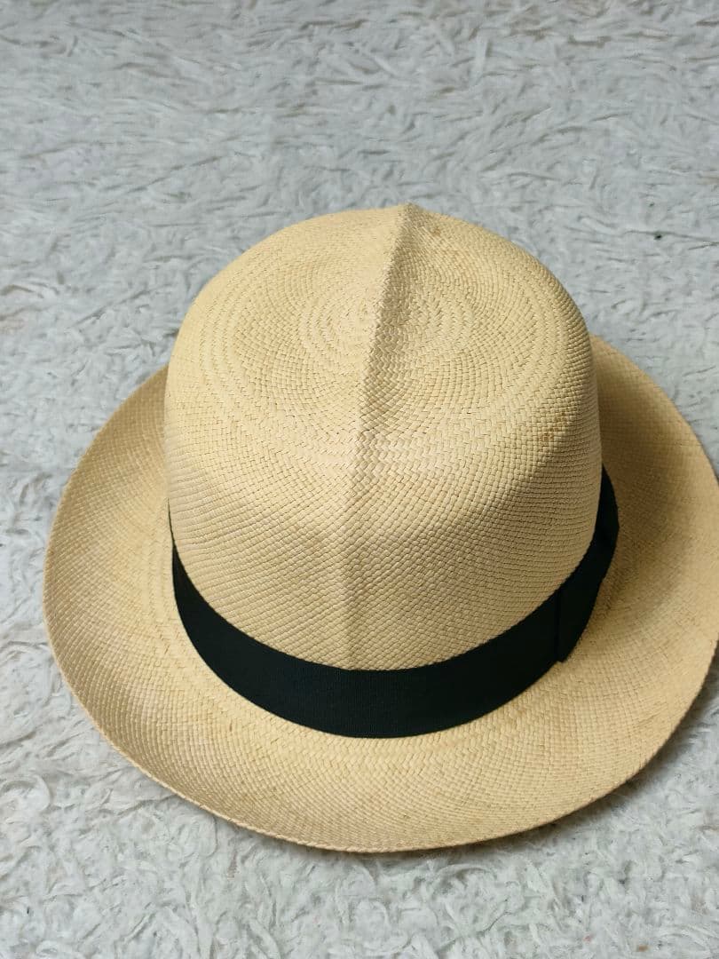 ミッキー　未使用　本パナマ　ハット　パナマハット