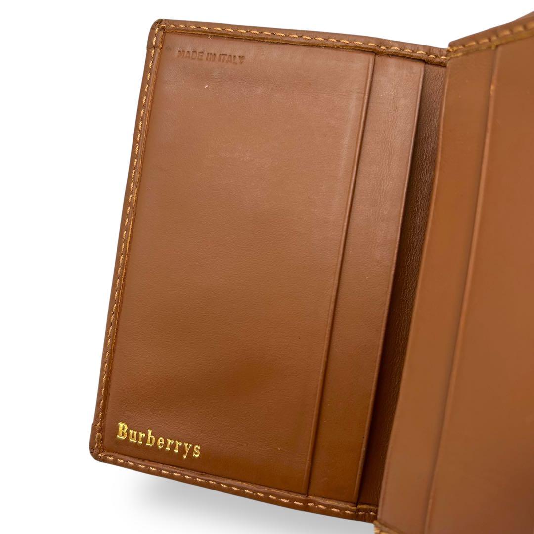 【美品】Burberrys バーバリー　名刺入れ　ノバチェック　希少　大人気モデ