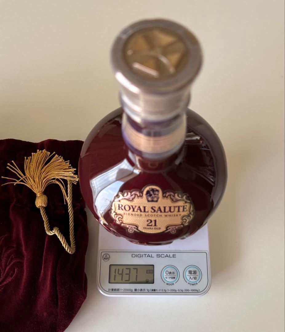  SALUTE 21年 ブレンデッドスコッチウイスキー750ml 箱付