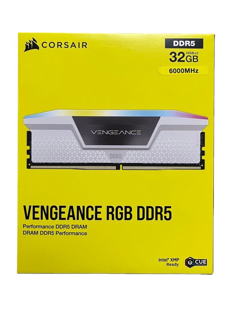 CORSAIR メモリ DDR5-6000MHz CL36 32GB ホワイト