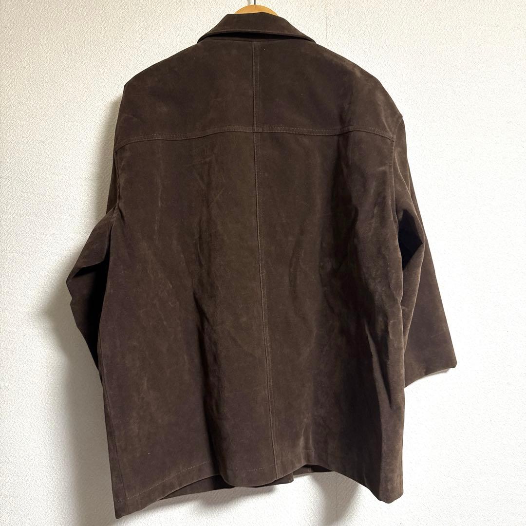 eco suede coverall ブラウン la peau de gem.