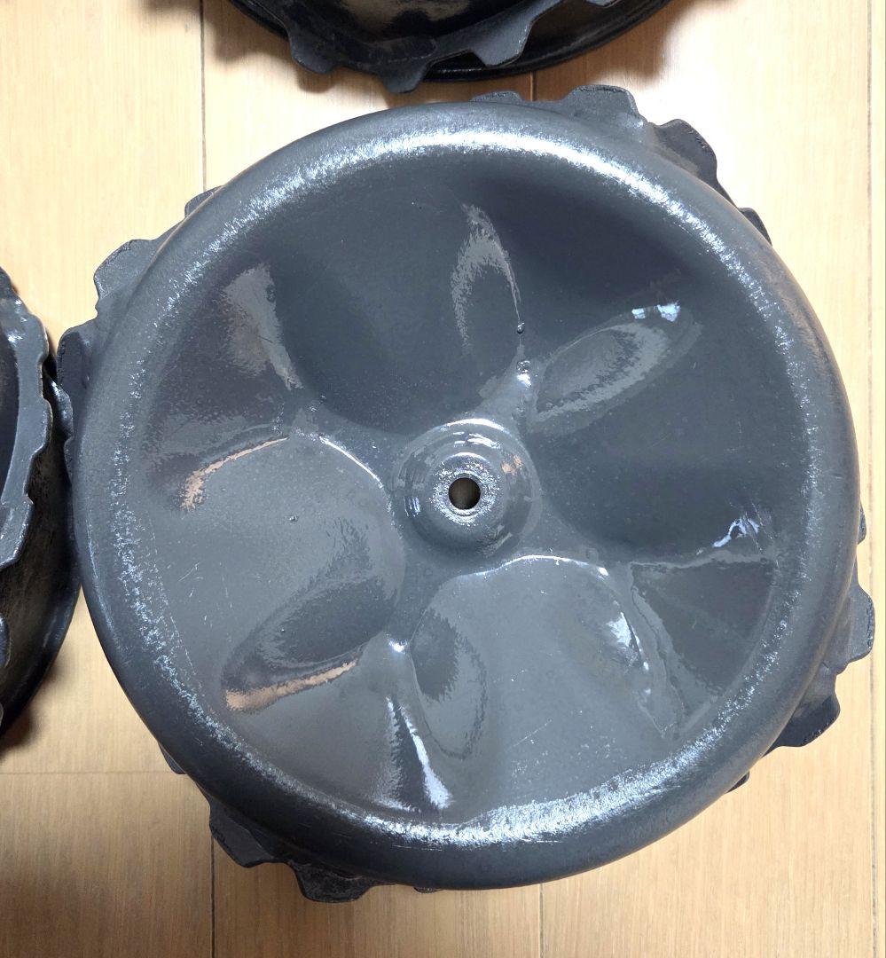 送料込み❗スパイダーモアーSP850スパイクタイヤ4個セット、農機具、草刈機