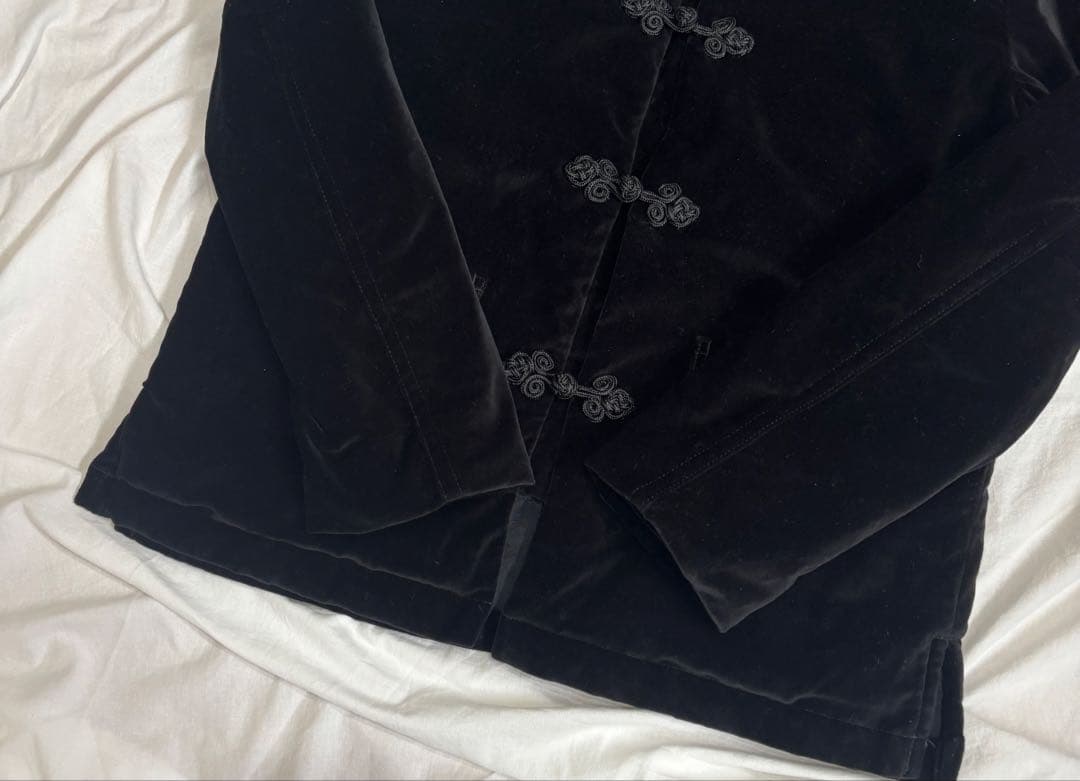 UNITED ARROWS & SONS ベロア チャイナ ジャケット 中綿