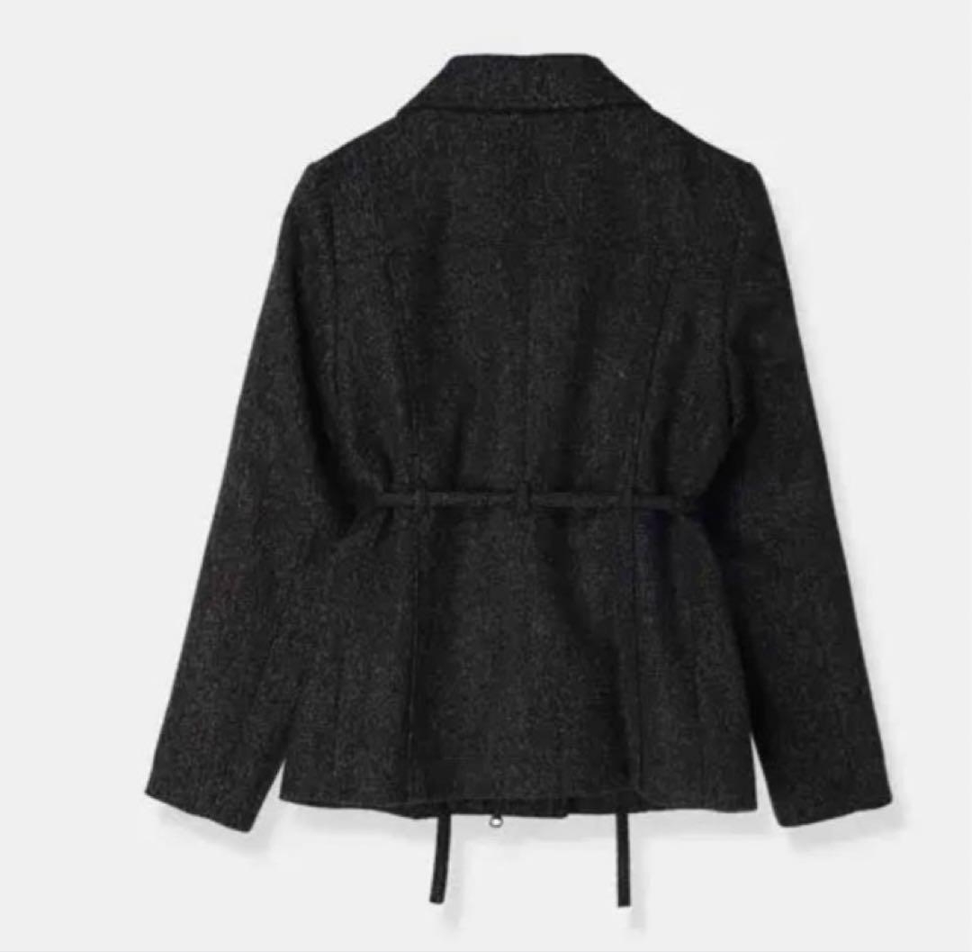 ジャケット・アウター l'or Zip up Tweed Jacket