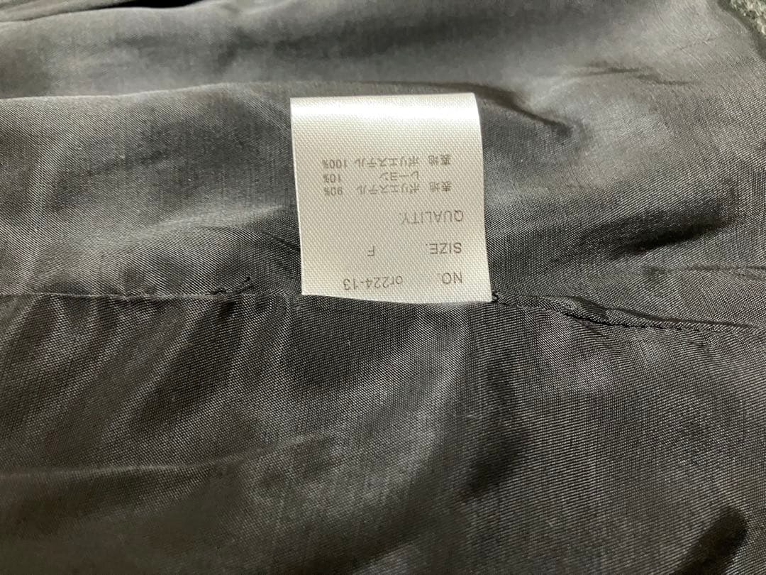 ジャケット・アウター l'or Zip up Tweed Jacket