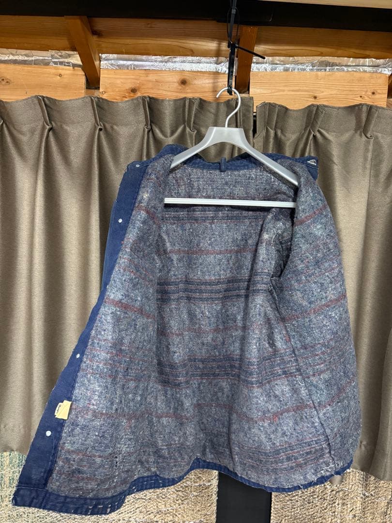 Wrangler デニム カバーオール ネイビー 4ポケット