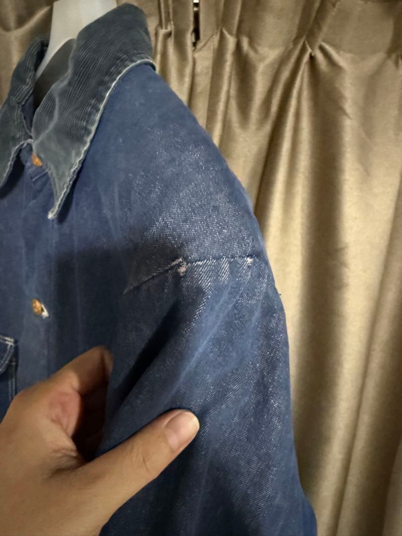 Wrangler デニム カバーオール ネイビー 4ポケット