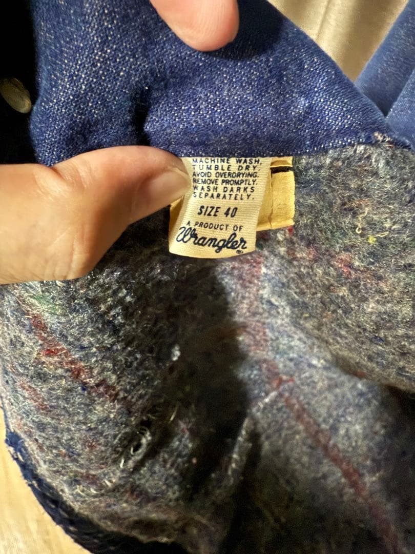 Wrangler デニム カバーオール ネイビー 4ポケット