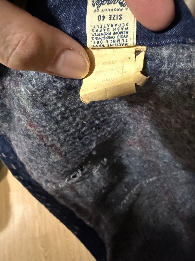 Wrangler デニム カバーオール ネイビー 4ポケット