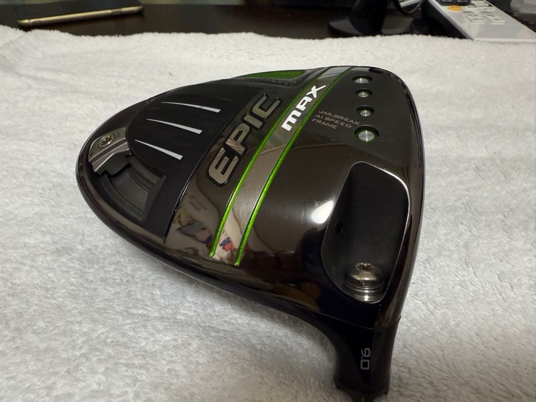 Callaway EPIC MAX ドライバー 9° ヘッドのみ