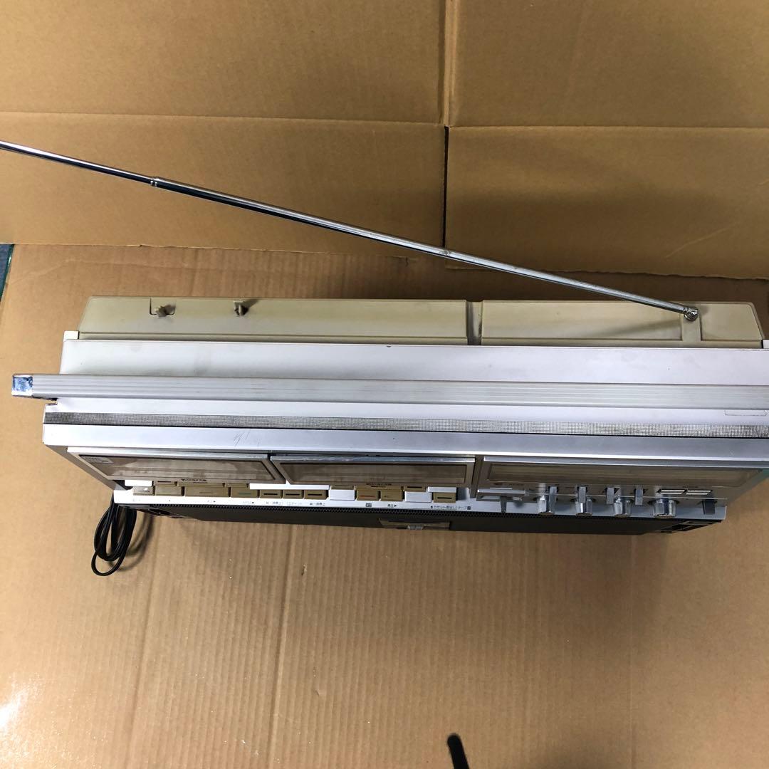 SHARP W ラジカセ　G F-818ST ジャンク扱い　レトロ