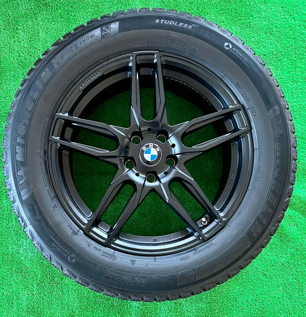  X3 X4 ケレナーズホイール＋バリ溝 ミシュラン冬タイヤ付き4本セット