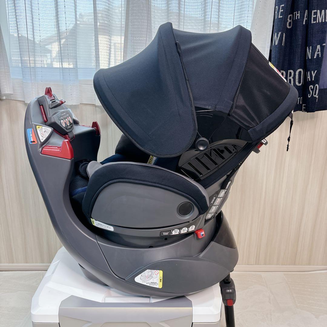 【未使用級】アップリカ☆ディアターンプラスプレミアム 回転式 シートベルト固定式