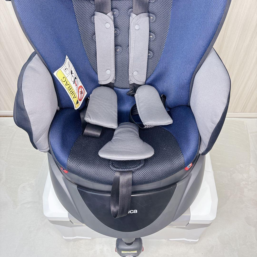 【未使用級】アップリカ☆ディアターンプラスプレミアム 回転式 シートベルト固定式