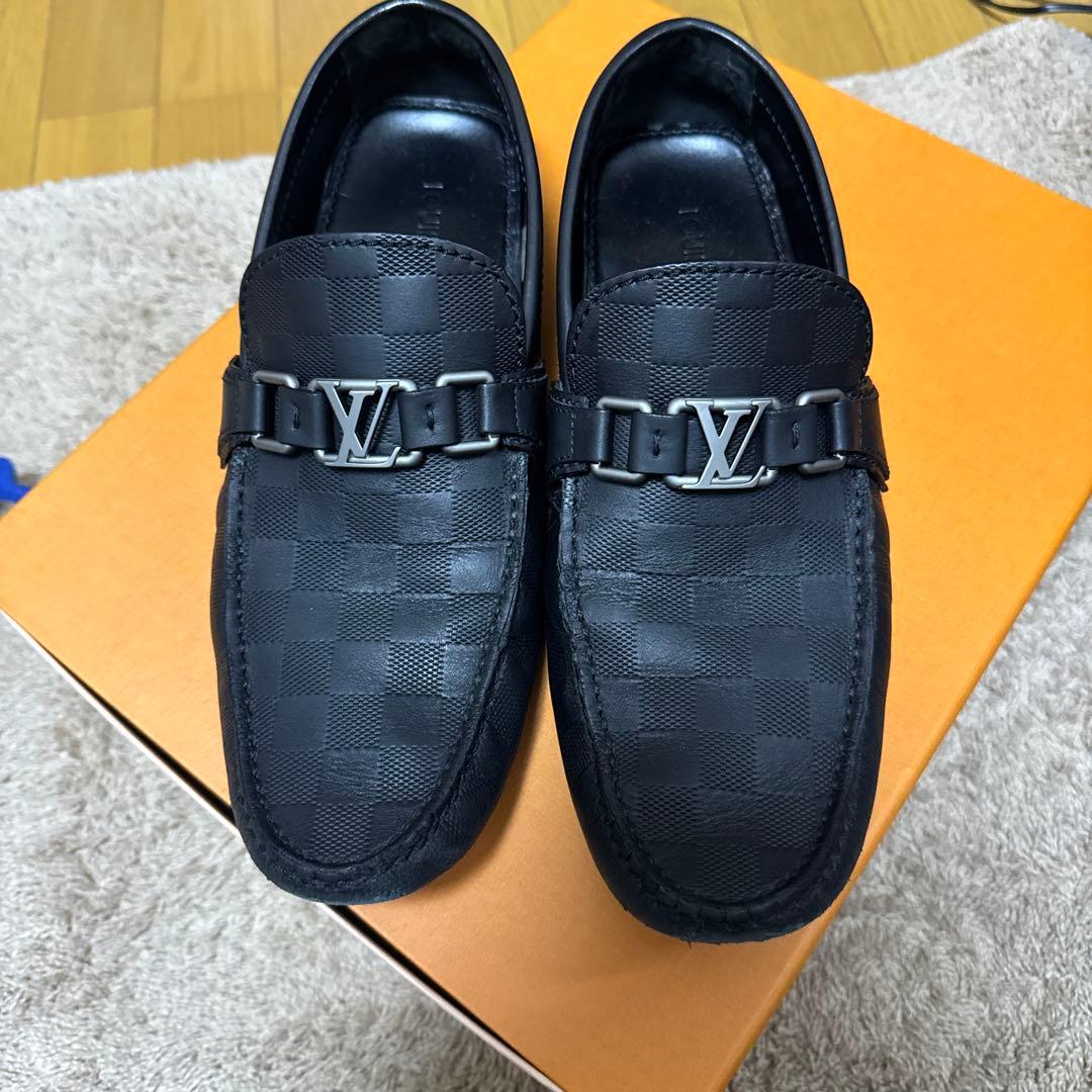 ルイヴィトン ダミエ アンフィニ ドライビングシューズ 27cm