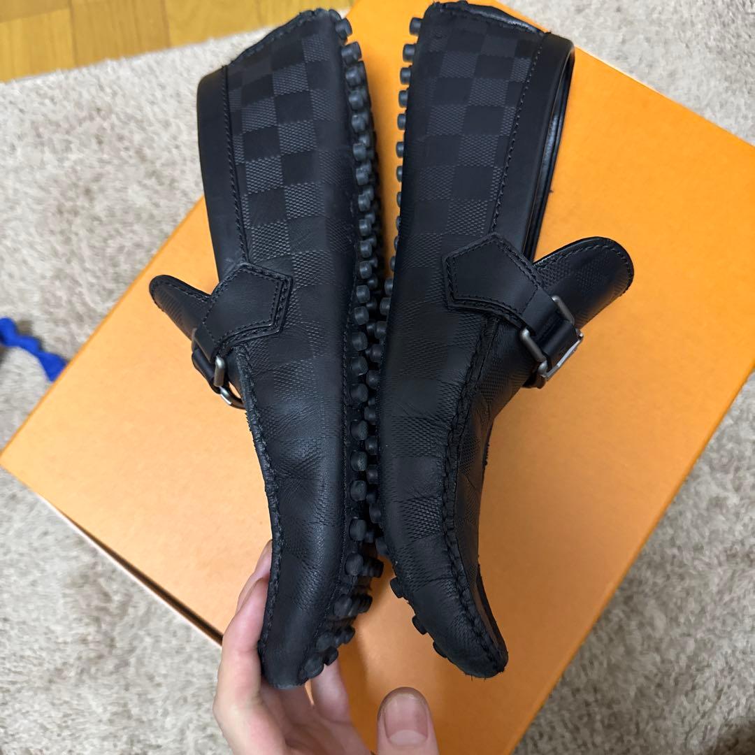 ルイヴィトン ダミエ アンフィニ ドライビングシューズ 27cm