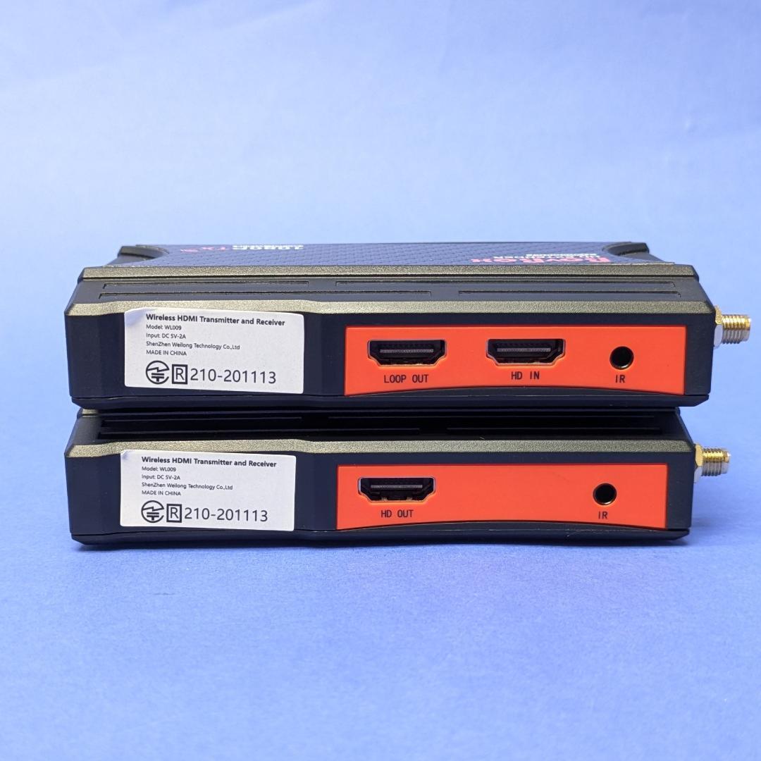 ワイヤレス HDMI送受信機 1080P 250m 2.4G/5Gワイヤレス