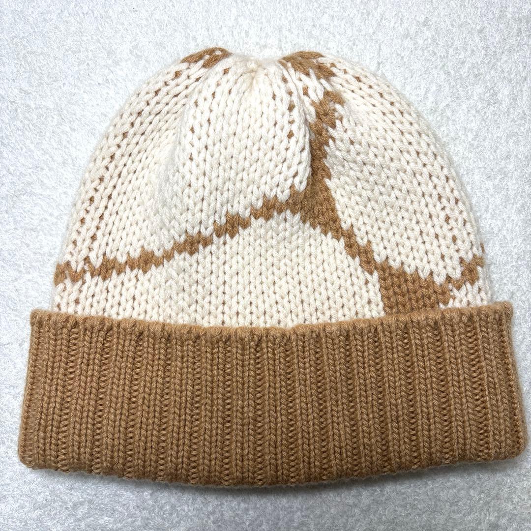 ほぼ新品　HERMES エルメス クリック　セヌエ ニット帽　Mサイズ　C