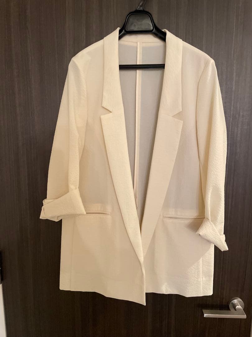 限定　Plage プラージュ　nallow collar ジャケット　WHITE