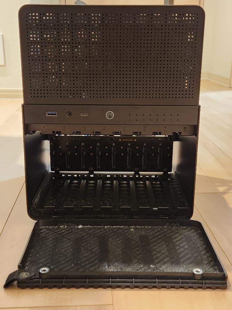 JONSBO N3ケース N100マザー 400W電源 SSD メモリ付き