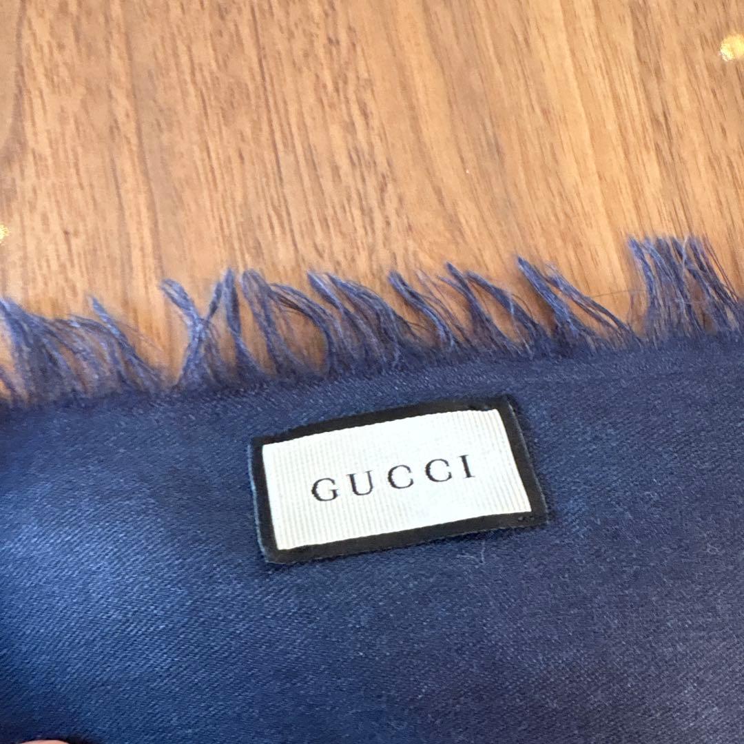 【極美品】GUCCI ストール　マフラー　135✖️135cm
