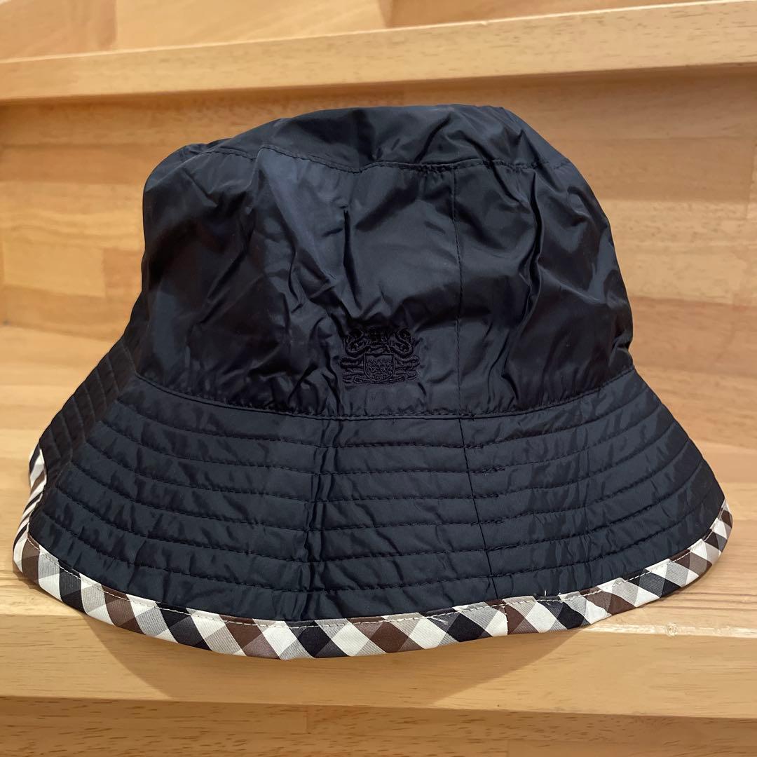 Aquascutum アクアスキュータム 帽子付きレインコート ネイビー 8