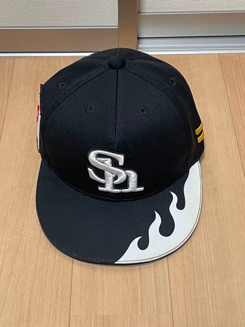 Majestic◇福岡ソフトバンクホークスNPB90周年キャップ◇大東建託