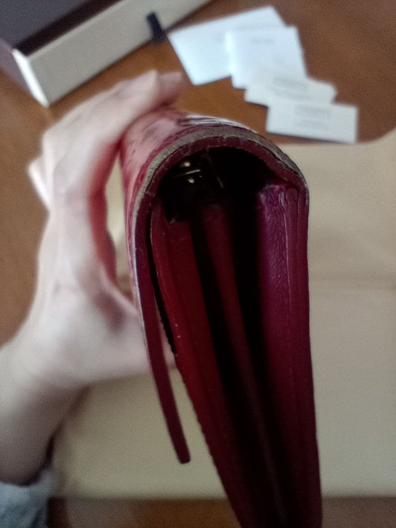 箱付 ルイヴィトン LOUIS VUITTON 長財布 モノグラム ヴェルニ 赤