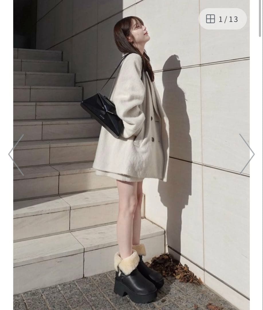 UGG× FRAY I.D W ESMEE LEATHER BOOT 24