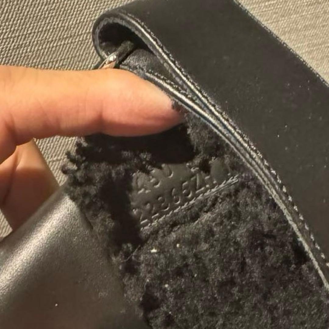 k*☆様 Mens エルメス シプレHermès Black ムートン サイズ4