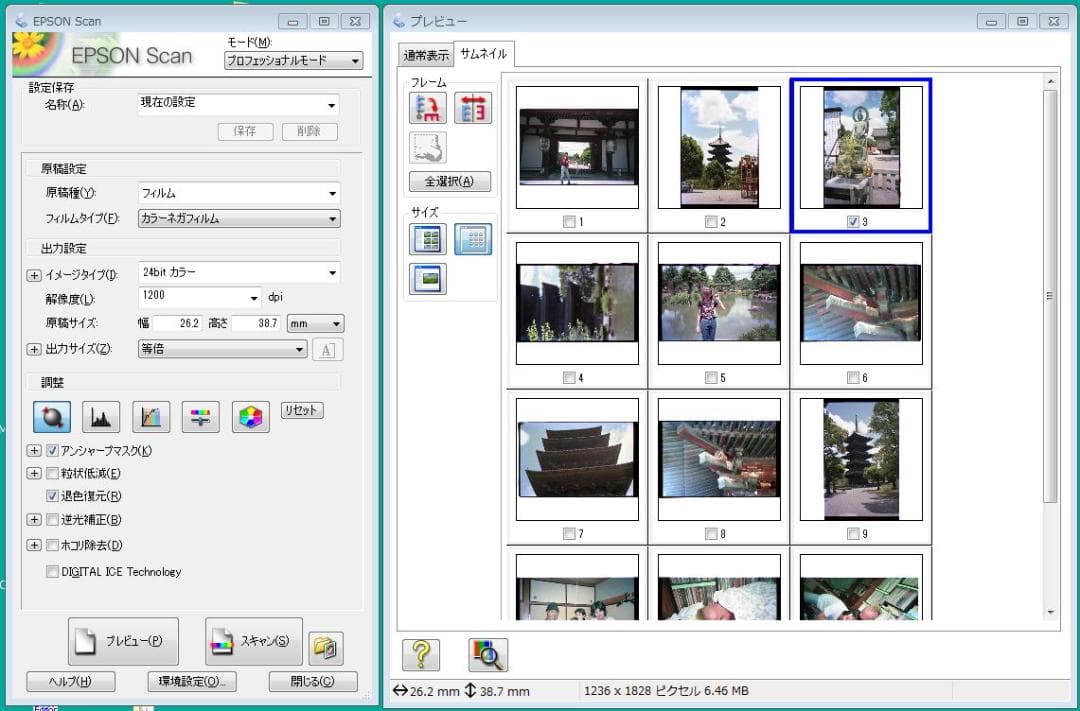 EPSON GT-X830 ネガフィルムスキャン フィルムホルダー付属 動作快調