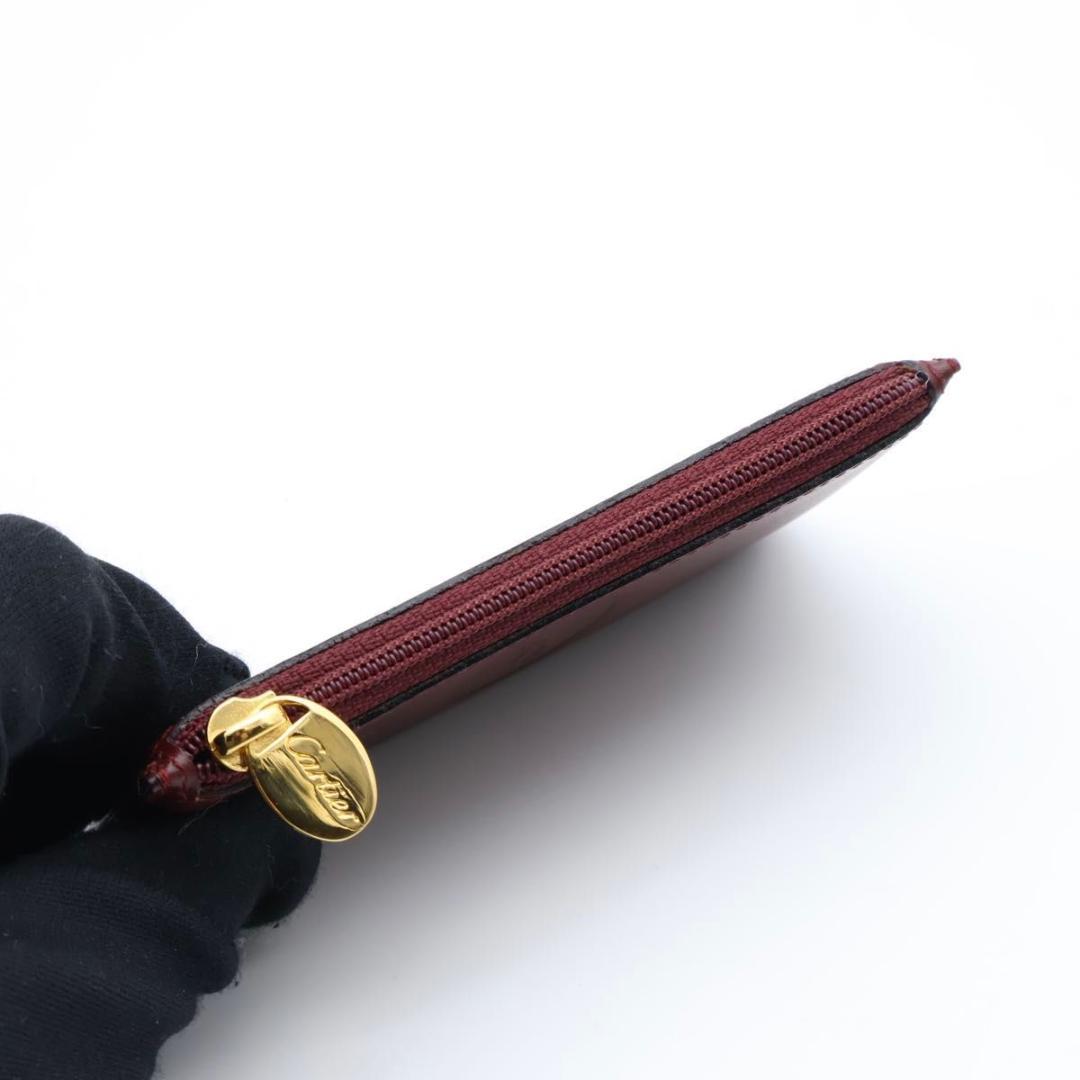 【未使用級】Cartier マストライン　ケース　小銭入れ　チェーン付き