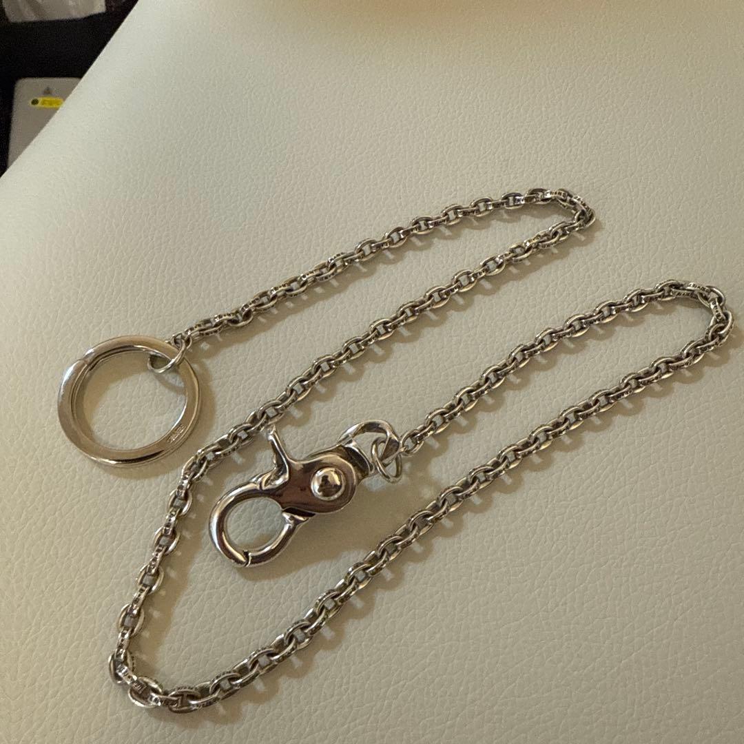 【今週限定】ウォレットチェーン ペーパーチェーン 全長約62cm