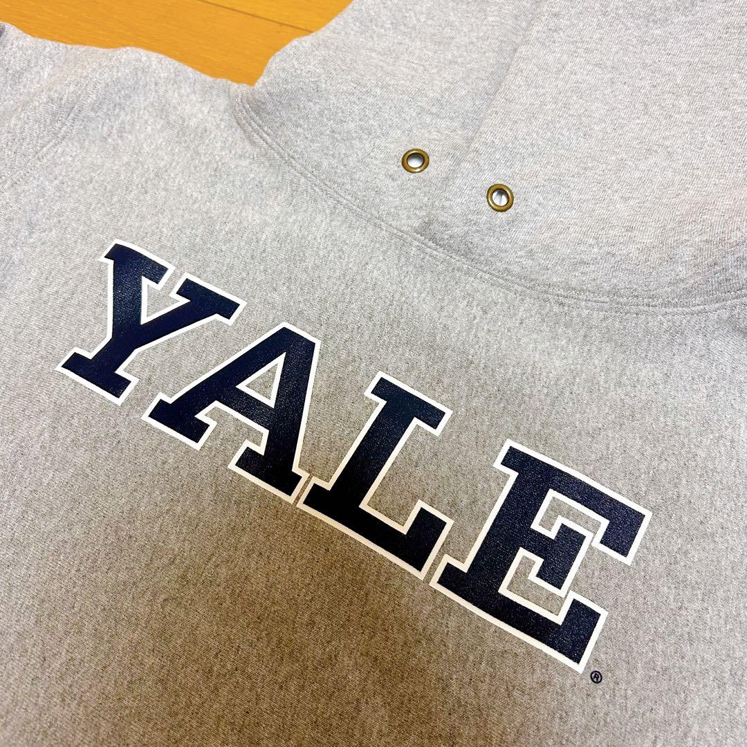 【未使用】チャンピオン リバースウィーブ パーカー YALE グレー XL