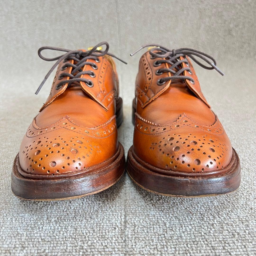 トリッカーズ Tricker's バートン ウィングチップ UK8.5