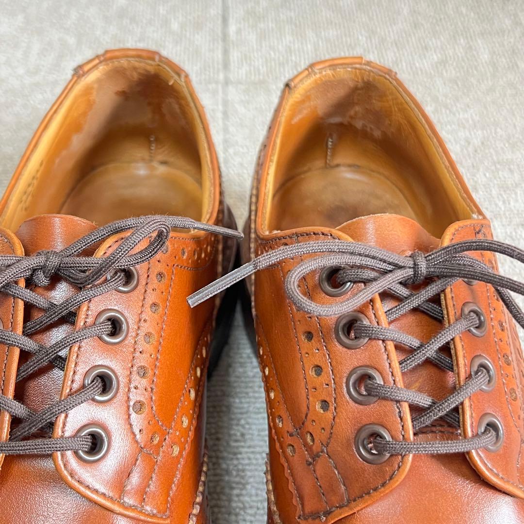 トリッカーズ Tricker's バートン ウィングチップ UK8.5