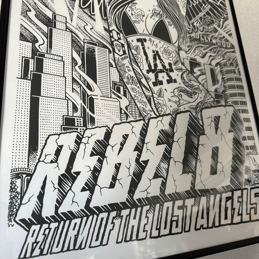 REBEL8 MIKEGIANT TATOO ART グラフティー額入りポスター