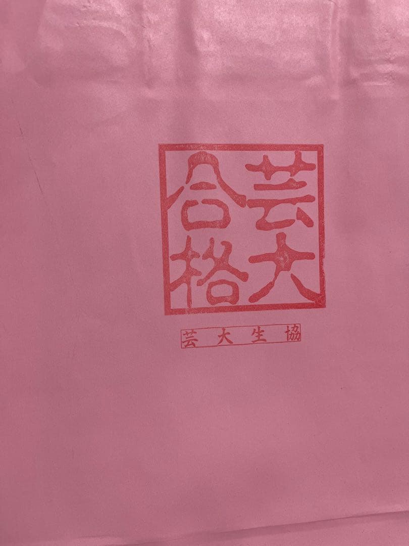 東京藝術大学　合格紙袋