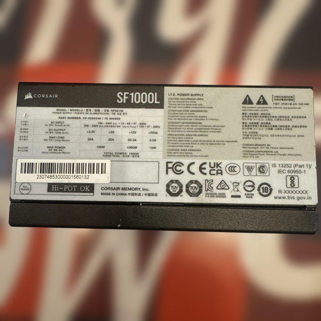 専用ページ　Corsair SF1000L 1000W 電源ユニット