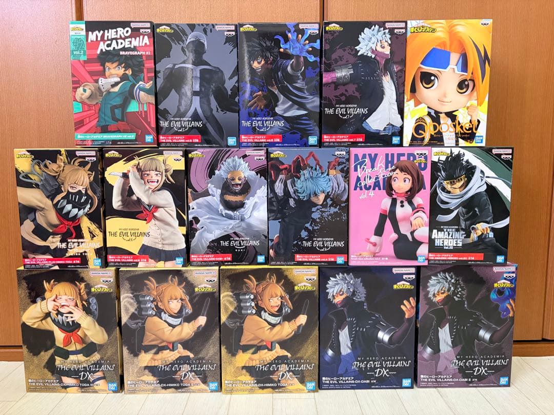 僕のヒーローアカデミア トガヒミコ他　１６体セット 未開封　５３