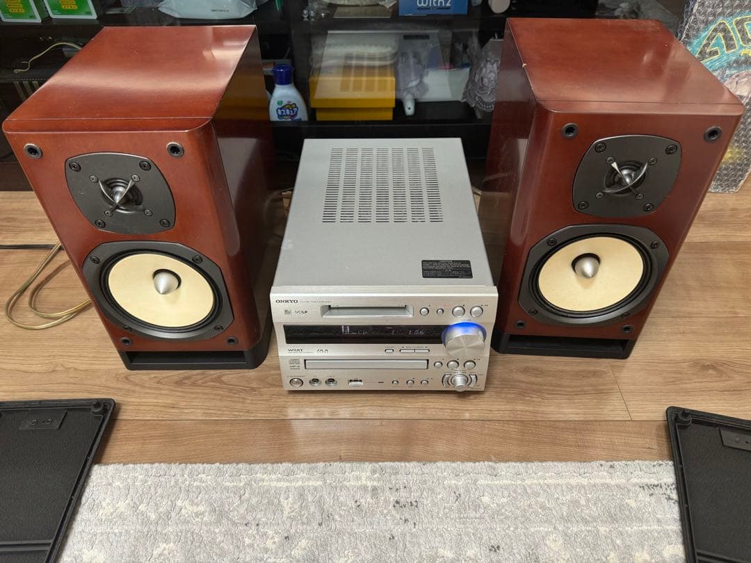 ONKYO本体(CD、MD) FR-N9NX スピーカー　D-N9NXジャンク品