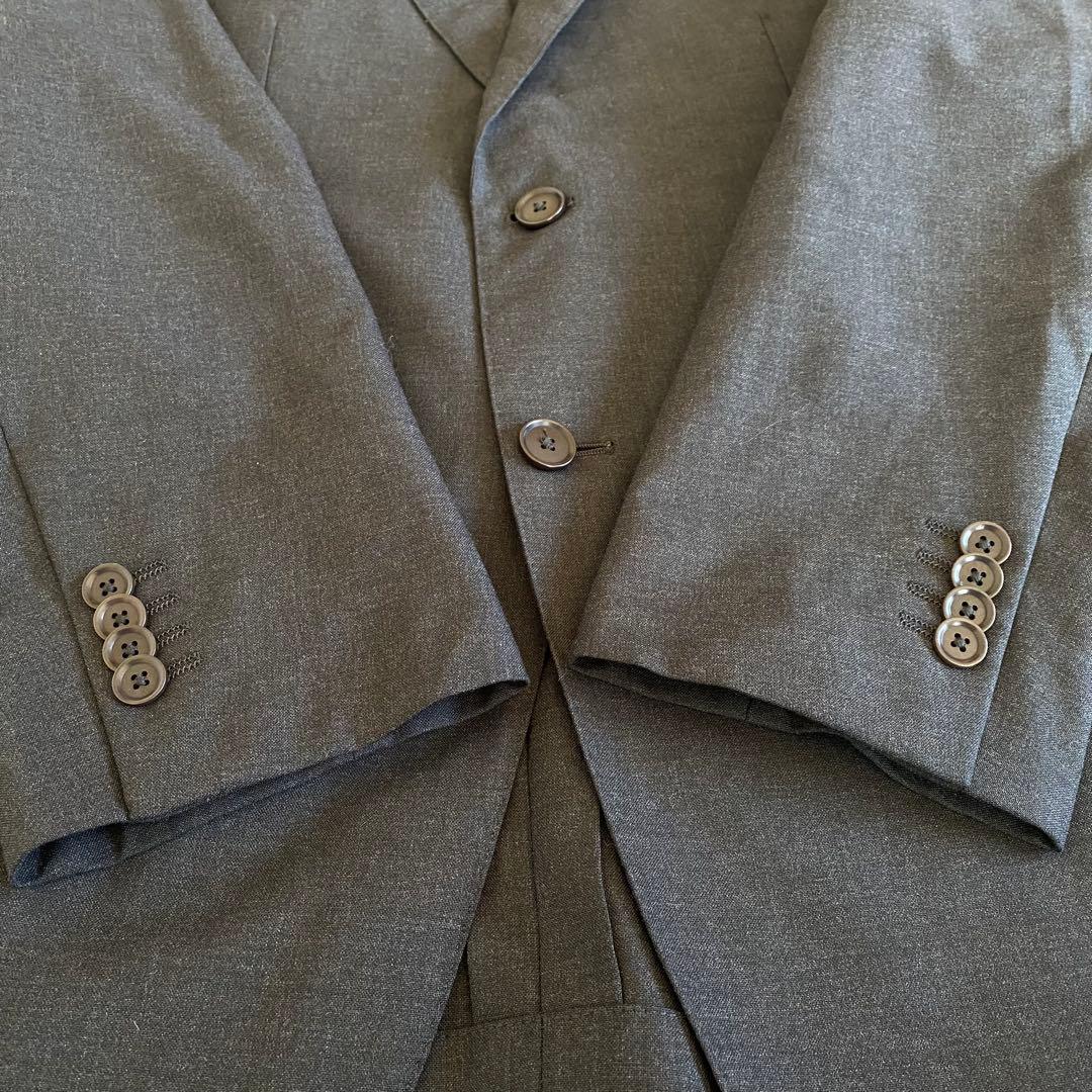 極美品✨グリーンレーベル×レダ　トロ無地 スーツセットアップ 2B RV　48