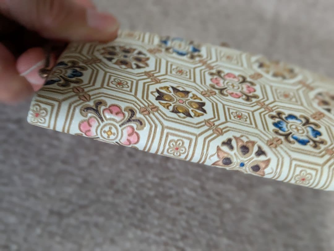 文庫屋大関　天溝がま口　（蜀江）