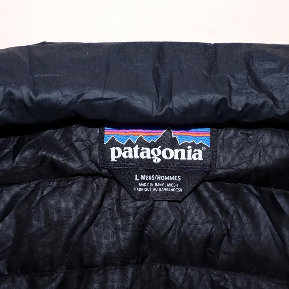 Patagonia ダウンセーター ダウンジャケット メンズL グースダウン 黒